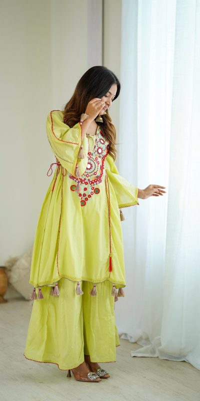 SRK 5286 Pista in Khadi Cotton Mirror Work & Embroidery Work Salwar Suit . Now at just ₹2099. Delivery 4-6 Working Days. Shop now. | Casual Suits, Jump Suits, Creative suits, Designer Suits, Palazzo Suits, Party Wear Suits, Patiala Suits, Salwar suit, Straight Suits