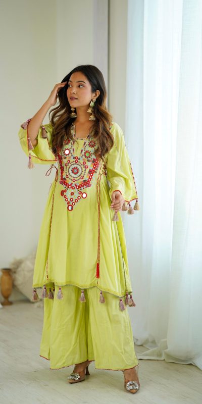 SRK 5286 Pista in Khadi Cotton Mirror Work & Embroidery Work Salwar Suit . Now at just ₹2099. Delivery 4-6 Working Days. Shop now. | Casual Suits, Jump Suits, Creative suits, Designer Suits, Palazzo Suits, Party Wear Suits, Patiala Suits, Salwar suit, Straight Suits