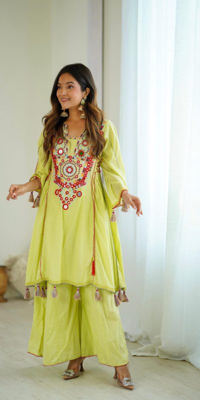 SRK 5286 Pista in Khadi Cotton Mirror Work & Embroidery Work Salwar Suit . Now at just ₹2099. Delivery 4-6 Working Days. Shop now. | Casual Suits, Jump Suits, Creative suits, Designer Suits, Palazzo Suits, Party Wear Suits, Patiala Suits, Salwar suit, Straight Suits