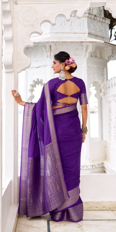 YNF 7902 Purple Color Chinon Printed With Zari Weaving Work Saree With Zari Work. Best Price ₹1549. Delivery 4-6 Working Days. Shop now. | Embroidered Sarees, Bollywood Sarees, Creative Sarees, Designer Sarees, Ethnic Saree, Modern Digital sarees, Party Wear Sarees, Sarees