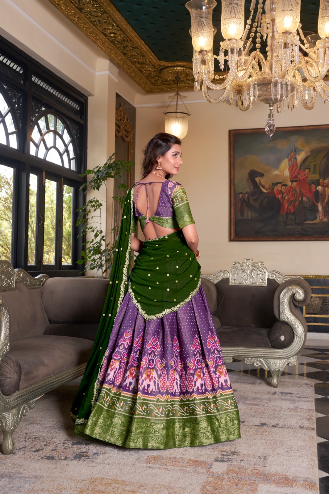 LNB 1240 Purple Kanchipuram With Embroidery Work & Zari Work Lehenga Choli ₹2499 on Available. Delivery 4-6 Working Days. Shop now. | Creative Lehenga, Bollywood Lehenga, Designer Lehenga, Embroidered Lehenga, Lehenga, Party Wear Lehenga