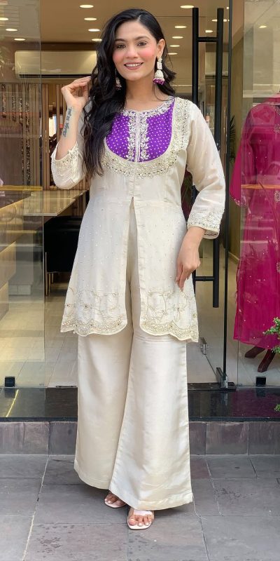 SRK 5277 Purple Mal Cotton With Embroidery Work & Bead Work Salwar Suit . Affordable Price ₹1799. Delivery 4-6 Working Days. Shop now. | Casual Suits, Jump Suits, Creative suits, Designer Suits, Palazzo Suits, Party Wear Suits, Patiala Suits, Salwar suit, Straight Suits