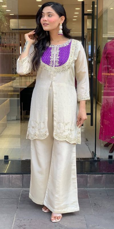 SRK 5277 Purple Mal Cotton With Embroidery Work & Bead Work Salwar Suit . Affordable Price ₹1799. Delivery 4-6 Working Days. Shop now. | Casual Suits, Jump Suits, Creative suits, Designer Suits, Palazzo Suits, Party Wear Suits, Patiala Suits, Salwar suit, Straight Suits