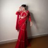 BE 280 Red Georgette Lehenga Saree Perfect for Wedding, Party, Cultural Events, Housewarming, Ganesh Chaturthi . Affordable Price ₹2399. Delivery 4- | Creative Lehenga, Bollywood Lehenga, Designer Lehenga, Embroidered Lehenga, Lehenga, Party Wear Lehenga