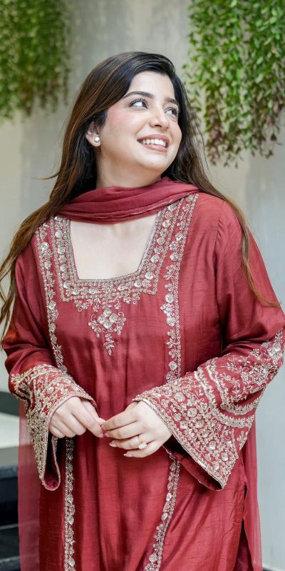 ZSR 3138 Red German Chiffon With Embroidery Work with Full Sleeve Salwar Suit Wedding, Party, Festive, Events,Now at just ₹1949. Delivery 4-6 Worki | Casual Suits, Jump Suits, Creative suits, Designer Suits, Palazzo Suits, Party Wear Suits, Patiala Suits, Salwar suit, Straight Suits