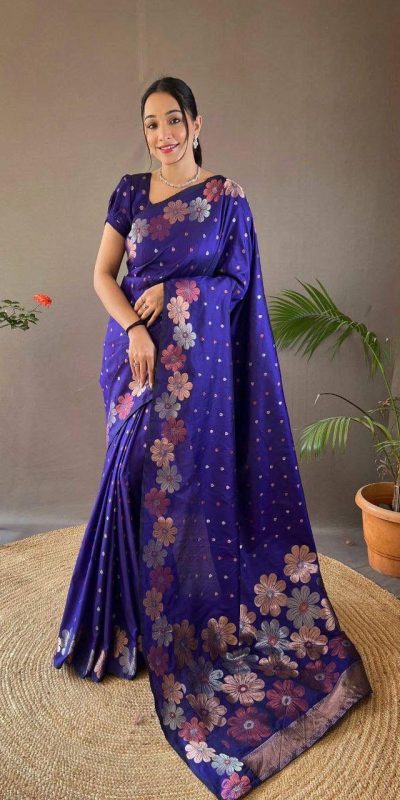 KP 6003 Royal Blue Soft Lichi Silk Cloth Lace Work & Lace Border Saree in Best Price ₹1399. Delivery 4-6 Working Days. Shop now. | Embroidered Sarees, Bollywood Sarees, Creative Sarees, Designer Sarees, Ethnic Saree, Modern Digital sarees, Party Wear Sarees, Sarees