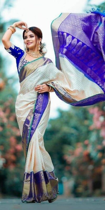 KP 4026 Royal Blue Soft Lichi Silk Cloth Lace Work & Lace Border Saree in Royal Blue Get it for ₹1449. Delivery 4-6 Working Days. Shop now. | Embroidered Sarees, Bollywood Sarees, Creative Sarees, Designer Sarees, Ethnic Saree, Modern Digital sarees, Party Wear Sarees, Sarees