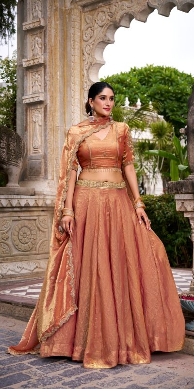 LNB 1440 Rust Fendi Sequins Work & Embroidery Work Lehenga Choli in . Introductory Price ₹2999. Delivery 4-6 Working Days. Shop now. | Creative Lehenga, Bollywood Lehenga, Designer Lehenga, Embroidered Lehenga, Lehenga, Party Wear Lehenga