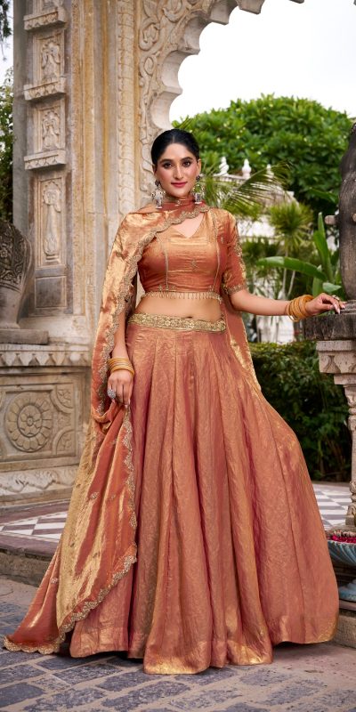 LNB 1440 Rust Fendi Sequins Work & Embroidery Work Lehenga Choli in . Introductory Price ₹2999. Delivery 4-6 Working Days. Shop now. | Creative Lehenga, Bollywood Lehenga, Designer Lehenga, Embroidered Lehenga, Lehenga, Party Wear Lehenga