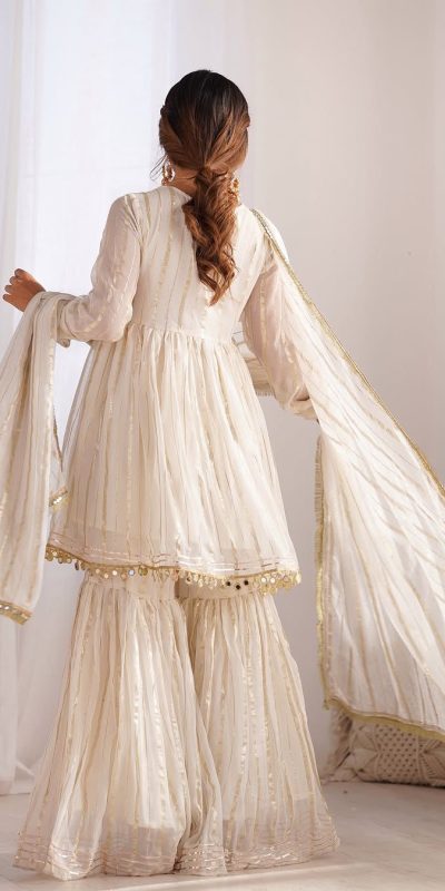 SRK 5300 White Mal Chanderi With Lace Work & Mirror Work Salwar Suit . Get it for ₹2099. Delivery 4-6 Working Days. Shop now. | Casual Suits, Jump Suits, Tops & Bottoms, Track Suits, Trendy Wear, Creative suits, Designer Suits, Palazzo Suits, Party Wear Suits, Patiala Suits, Salwar suit, Straight Suits