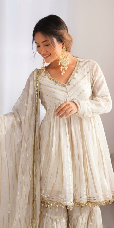 SRK 5300 White Mal Chanderi With Lace Work & Mirror Work Salwar Suit . Get it for ₹2099. Delivery 4-6 Working Days. Shop now. | Casual Suits, Jump Suits, Tops & Bottoms, Track Suits, Trendy Wear, Creative suits, Designer Suits, Palazzo Suits, Party Wear Suits, Patiala Suits, Salwar suit, Straight Suits