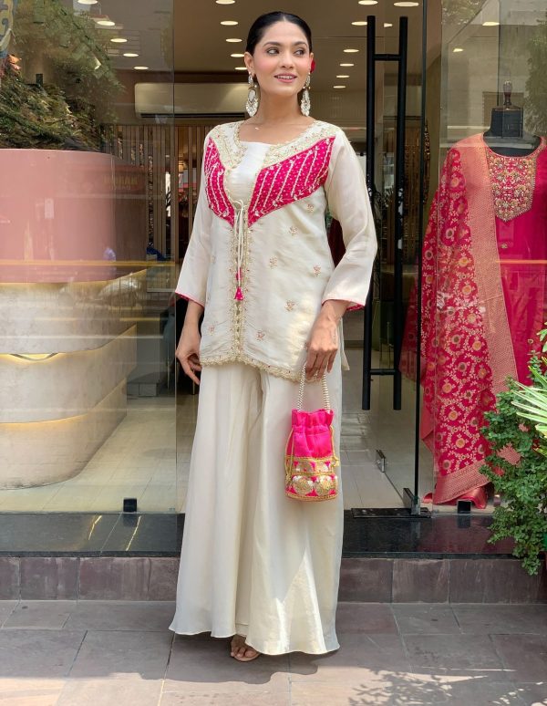 NSR 869 White Roman Silk Salwar Suit Perfect for Wedding, Party, Ethnic Day, Traditional Day, Housewarming . Now at just ₹1899. Delivery 4-6 Working | Casual Suits, Jump Suits, Tops & Bottoms, Track Suits, Trendy Wear, Creative suits, Designer Suits, Palazzo Suits, Party Wear Suits, Patiala Suits, Salwar suit, Straight Suits