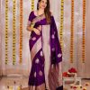 KP 3035 Wine Soft Lichi Silk Saree Perfect for Wedding, Party, Housewarming, Raksha Bandhan, Family Gatherings . Exclusive Offer ₹1399. Delivery | Embroidered Sarees, Bollywood Sarees, Creative Sarees, Designer Sarees, Ethnic Saree, Modern Digital sarees, Party Wear Sarees, Sarees