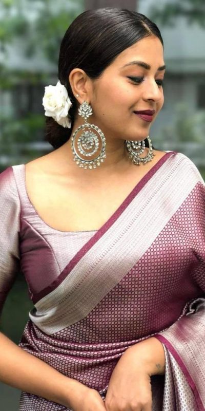 KP 4040 Wine Soft Lichi Silk Saree Perfect for Wedding, Party, Ethnic Day, Raksha Bandhan, Temple Visit – . Exclusive Offer ₹1299. Delivery 4-6 Working D | Creative Sarees, Embroidered Sarees, Bollywood Sarees, Designer Sarees, Ethnic Saree, Modern Digital sarees, Party Wear Sarees, Sarees