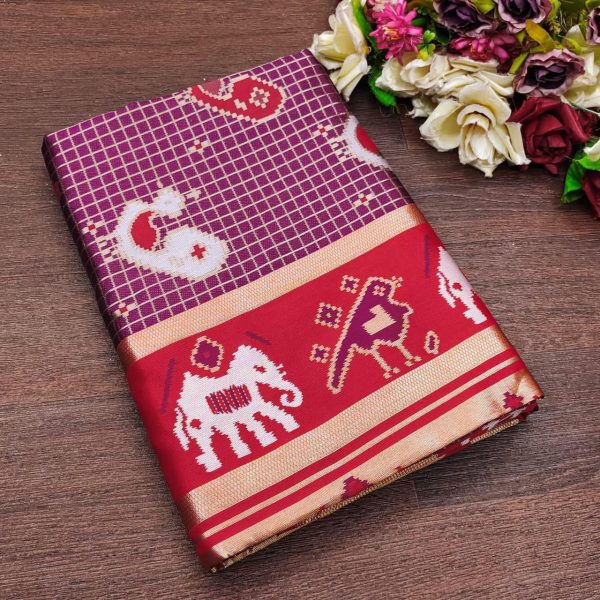 KP 6005 Wine Soft Lichi Silk With Lace Work & Lace Border Saree. Introductory Price ₹1399. Delivery 4-6 Working Days. Shop now. | Embroidered Sarees, Bollywood Sarees, Creative Sarees, Designer Sarees, Ethnic Saree, Modern Digital sarees, Party Wear Sarees, Sarees