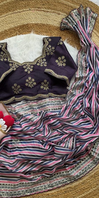 AC MIRA Wine in Color Soft Organza Embroidery Work & Lace Work Saree . Get it for ₹2449. Delivery 4-6 Working Days. Shop now. | Creative Sarees, Embroidered Sarees, Bollywood Sarees, Designer Sarees, Ethnic Saree, Modern Digital sarees, Party Wear Sarees, Sarees