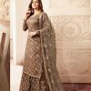 FC L.t 5401 Brown Color Jacquard Silk Georgette Diamond Sharara Suit Wedding, Party, Festive Expected Delivery 4-6 Working Days  @2999/- | Casual Suits, Jump Suits, Creative suits, Designer Suits, Palazzo Suits, Party Wear Suits, Patiala Suits, Salwar suit, Straight Suits