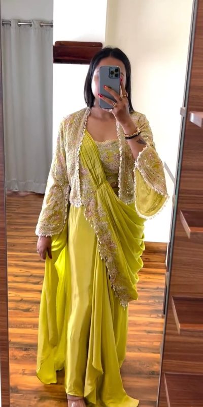 ST 1074 Lemon Color Chinon Saree with Embroidery Work & Lace Work. Best Price ₹2399. Delivery 4-6 Working Days. Shop now. | Creative Sarees, Embroidered Sarees, Bollywood Sarees, Designer Sarees, Ethnic Saree, Modern Digital sarees, Party Wear Sarees, Sarees