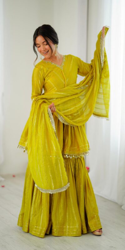 SRK 5300 Mustard Mal Chanderi With Lace Work & Mirror Work Salwar Suit . Get it for ₹2099. Delivery 4-6 Working Days. Shop now. | Casual Suits, Jump Suits, Tops & Bottoms, Track Suits, Trendy Wear, Creative suits, Designer Suits, Palazzo Suits, Party Wear Suits, Patiala Suits, Salwar suit, Straight Suits