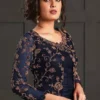 FC 4592 Navy Blue Net Salwar Suit with Stone Work. Wedding, Party, Festive, Events, Now at just ₹2449. Delivery 4-6 Working Days. Shop now. | Casual Suits, Jump Suits, Creative suits, Designer Suits, Palazzo Suits, Party Wear Suits, Patiala Suits, Salwar suit, Straight Suits