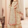 FC L.t 5401 Off White Color Jacquard Silk Georgette Diamond Sharara Suit Wedding, Party, Festive Expected Delivery 4-6 Working Days  @2999/- | Casual Suits, Jump Suits, Creative suits, Designer Suits, Palazzo Suits, Party Wear Suits, Patiala Suits, Salwar suit, Straight Suits