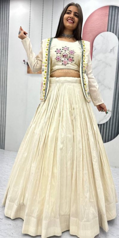 PC 522 Off White Tissue Simmer Lehenga Choli Perfect for Wedding, Party, Cultural Events, Diwali, Ganesh Chaturthi – . Exclusive Offer ₹3049. Deli | Casual Suits, Jump Suits, Creative suits, Designer Suits, Palazzo Suits, Party Wear Suits, Patiala Suits, Salwar suit, Straight Suits