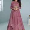 FC 9293 Onion Georgette Salwar Suit with Embroidery Work. Wedding, Party, Festive, Events, Now at just ₹2649. Delivery 4-6 Working Days. Shop now. | Casual Suits, Jump Suits, Creative suits, Designer Suits, Palazzo Suits, Party Wear Suits, Patiala Suits, Salwar suit, Straight Suits