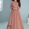 FC 9293 Peach Georgette Salwar Suit with Embroidery Work. Wedding, Party, Festive, Events, Now at just ₹2649. Delivery 4-6 Working Days. Shop now. | Casual Suits, Jump Suits, Creative suits, Designer Suits, Palazzo Suits, Party Wear Suits, Patiala Suits, Salwar suit, Straight Suits