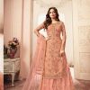FC L.t 5401 Peach Color Jacquard Silk Georgette Diamond Sharara Suit Wedding, Party, Festive Expected Delivery 4-6 Working Days  @2999/- | Casual Suits, Jump Suits, Creative suits, Designer Suits, Palazzo Suits, Party Wear Suits, Patiala Suits, Salwar suit, Straight Suits