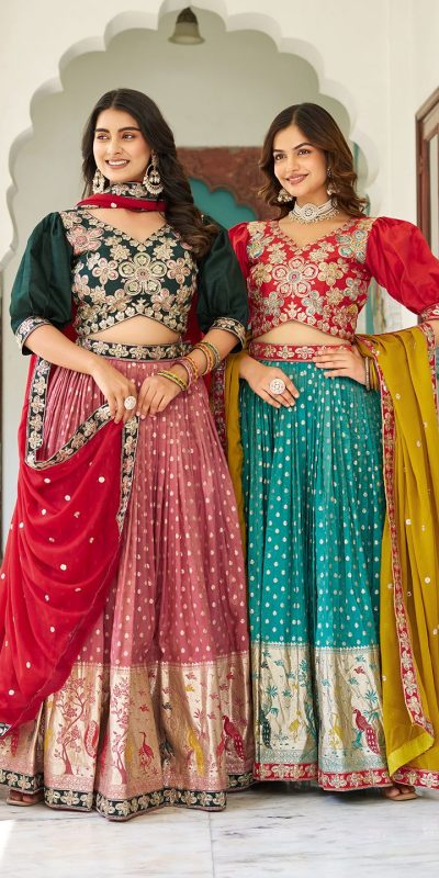 Ram 104 Peach mono silk Lehenga Choli Perfect for Wedding, Party, Anniversary, Onam, Ethnic Day – . Festive Deal ₹3149. Delivery 4-6 Working Days. | Bollywood Lehenga, Creative Lehenga, Designer Lehenga, Embroidered Lehenga, Lehenga, Party Wear Lehenga