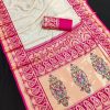 MB 1213 Pink Color Banarasi Saree with Zari Work & Lace Work. Wedding, Party, Festive, Events, Festive Deal ₹2099. Delivery 4-6 Working Days. Shop now. | Creative Sarees, Embroidered Sarees, Bollywood Sarees, Designer Sarees, Ethnic Saree, Modern Digital sarees, Party Wear Sarees, Sarees
