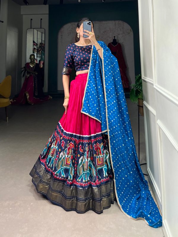 LNB 1623 Pink Dola Silk Lehenga Choli. erfect for Wedding, Party, Cultural Events, Reception, Bridal Wear – Get it for ₹1999. Delivery 4-6 Working Da | Casual Suits, Jump Suits, Creative suits, Designer Suits, Palazzo Suits, Party Wear Suits, Patiala Suits, Salwar suit, Straight Suits
