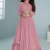 FC 9293 Pink Georgette Salwar Suit with Embroidery Work. Wedding, Party, Festive, Events, Now at just ₹2649. Delivery 4-6 Working Days. Shop now. | Casual Suits, Jump Suits, Creative suits, Designer Suits, Palazzo Suits, Party Wear Suits, Patiala Suits, Salwar suit, Straight Suits