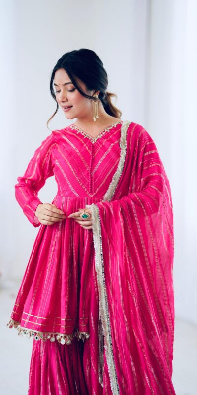 SRK 5300 Pink Mal Chanderi With Lace Work & Mirror Work Salwar Suit . Get it for ₹2099. Delivery 4-6 Working Days. Shop now. | Casual Suits, Jump Suits, Tops & Bottoms, Track Suits, Trendy Wear, Creative suits, Designer Suits, Palazzo Suits, Party Wear Suits, Patiala Suits, Salwar suit, Straight Suits