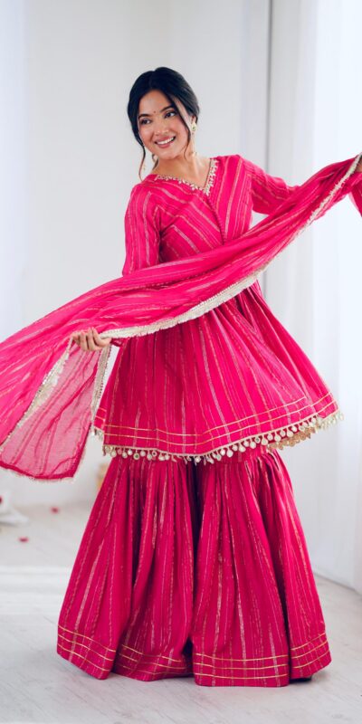 SRK 5300 Pink Mal Chanderi With Lace Work & Mirror Work Salwar Suit . Get it for ₹2099. Delivery 4-6 Working Days. Shop now. | Casual Suits, Jump Suits, Tops & Bottoms, Track Suits, Trendy Wear, Creative suits, Designer Suits, Palazzo Suits, Party Wear Suits, Patiala Suits, Salwar suit, Straight Suits