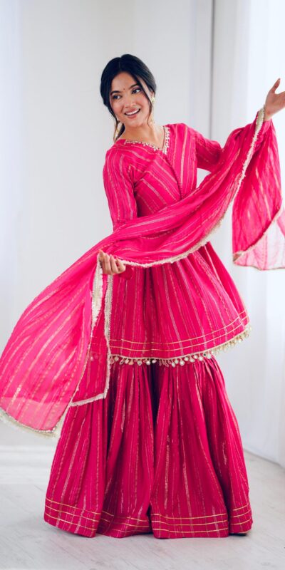 SRK 5300 Pink Mal Chanderi With Lace Work & Mirror Work Salwar Suit . Get it for ₹2099. Delivery 4-6 Working Days. Shop now. | Casual Suits, Jump Suits, Tops & Bottoms, Track Suits, Trendy Wear, Creative suits, Designer Suits, Palazzo Suits, Party Wear Suits, Patiala Suits, Salwar suit, Straight Suits