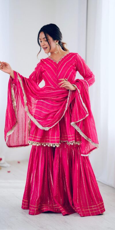 SRK 5300 Pink Mal Chanderi With Lace Work & Mirror Work Salwar Suit . Get it for ₹2099. Delivery 4-6 Working Days. Shop now. | Casual Suits, Jump Suits, Tops & Bottoms, Track Suits, Trendy Wear, Creative suits, Designer Suits, Palazzo Suits, Party Wear Suits, Patiala Suits, Salwar suit, Straight Suits