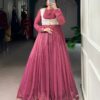 YNF 5025 Pink with Sequins Work & Embroidery Work Pink Silver Glossy Gown . Best Price ₹1849. Delivery 4-6 Working Days. Shop now. | Bollywood Lehenga, Creative Lehenga, Designer Lehenga, Embroidered Lehenga, Lehenga, Party Wear Lehenga