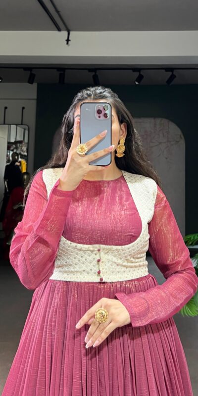 YNF 5025 Pink with Sequins Work & Embroidery Work Pink Silver Glossy Gown . Best Price ₹1849. Delivery 4-6 Working Days. Shop now. | Bollywood Lehenga, Creative Lehenga, Designer Lehenga, Embroidered Lehenga, Lehenga, Party Wear Lehenga