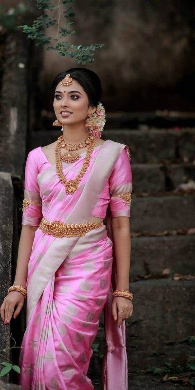 KPR 092 Pink Color Soft Lichi Silk Saree with Lace Work & Lace Border. Get it for ₹1299. Delivery 4-6 Working Days. Shop now. | Creative Sarees, Embroidered Sarees, Bollywood Sarees, Designer Sarees, Ethnic Saree, Modern Digital sarees, Party Wear Sarees, Sarees