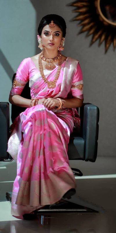 KPR 092 Pink Color Soft Lichi Silk Saree with Lace Work & Lace Border. Get it for ₹1299. Delivery 4-6 Working Days. Shop now. | Creative Sarees, Embroidered Sarees, Bollywood Sarees, Designer Sarees, Ethnic Saree, Modern Digital sarees, Party Wear Sarees, Sarees