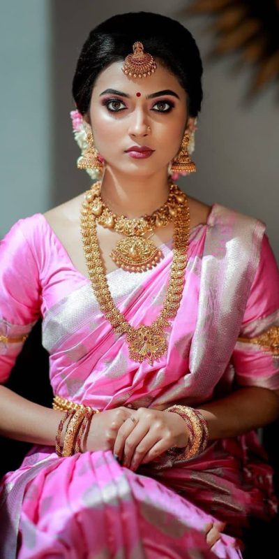 KPR 092 Pink Color Soft Lichi Silk Saree with Lace Work & Lace Border. Get it for ₹1299. Delivery 4-6 Working Days. Shop now. | Creative Sarees, Embroidered Sarees, Bollywood Sarees, Designer Sarees, Ethnic Saree, Modern Digital sarees, Party Wear Sarees, Sarees