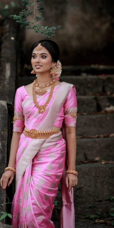 KPR 092 Pink Color Soft Lichi Silk Saree with Lace Work & Lace Border. Get it for ₹1299. Delivery 4-6 Working Days. Shop now. | Creative Sarees, Embroidered Sarees, Bollywood Sarees, Designer Sarees, Ethnic Saree, Modern Digital sarees, Party Wear Sarees, Sarees