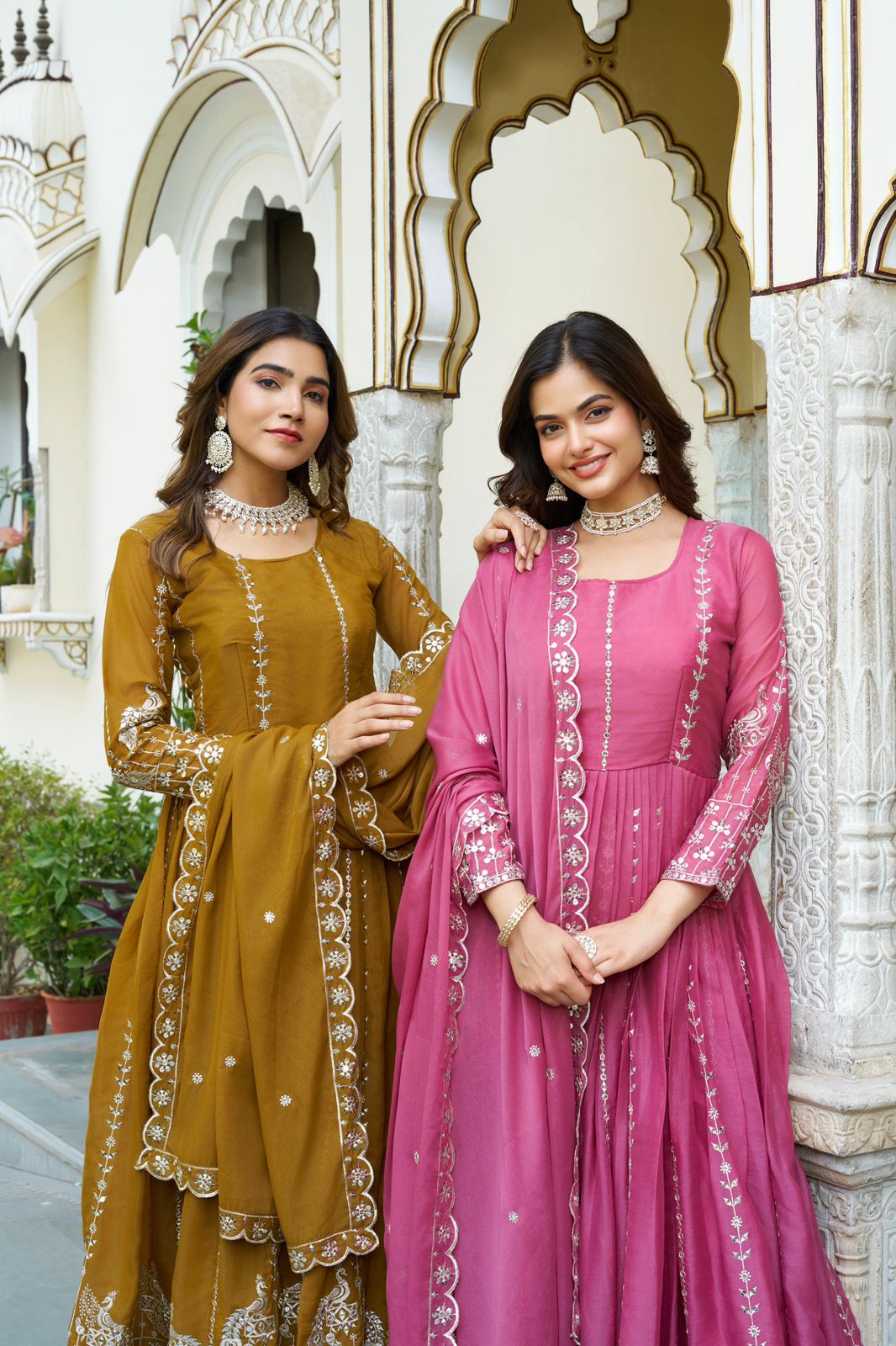 Ram 139 Pink Star Georgette Gown Perfect for Wedding, Party, Family Gatherings, Haldi, Housewarming –. Grab it for ₹1949. Delivery 4-6 Working | Casual Suits, Jump Suits, Creative suits, Designer Suits, Palazzo Suits, Party Wear Suits, Patiala Suits, Salwar suit, Straight Suits
