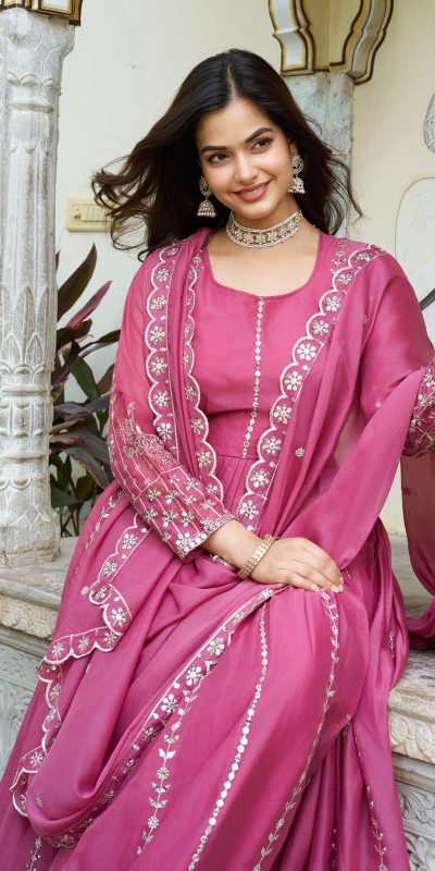 Ram 139 Pink Star Georgette Gown Perfect for Wedding, Party, Family Gatherings, Haldi, Housewarming –. Grab it for ₹1949. Delivery 4-6 Working | Casual Suits, Jump Suits, Creative suits, Designer Suits, Palazzo Suits, Party Wear Suits, Patiala Suits, Salwar suit, Straight Suits