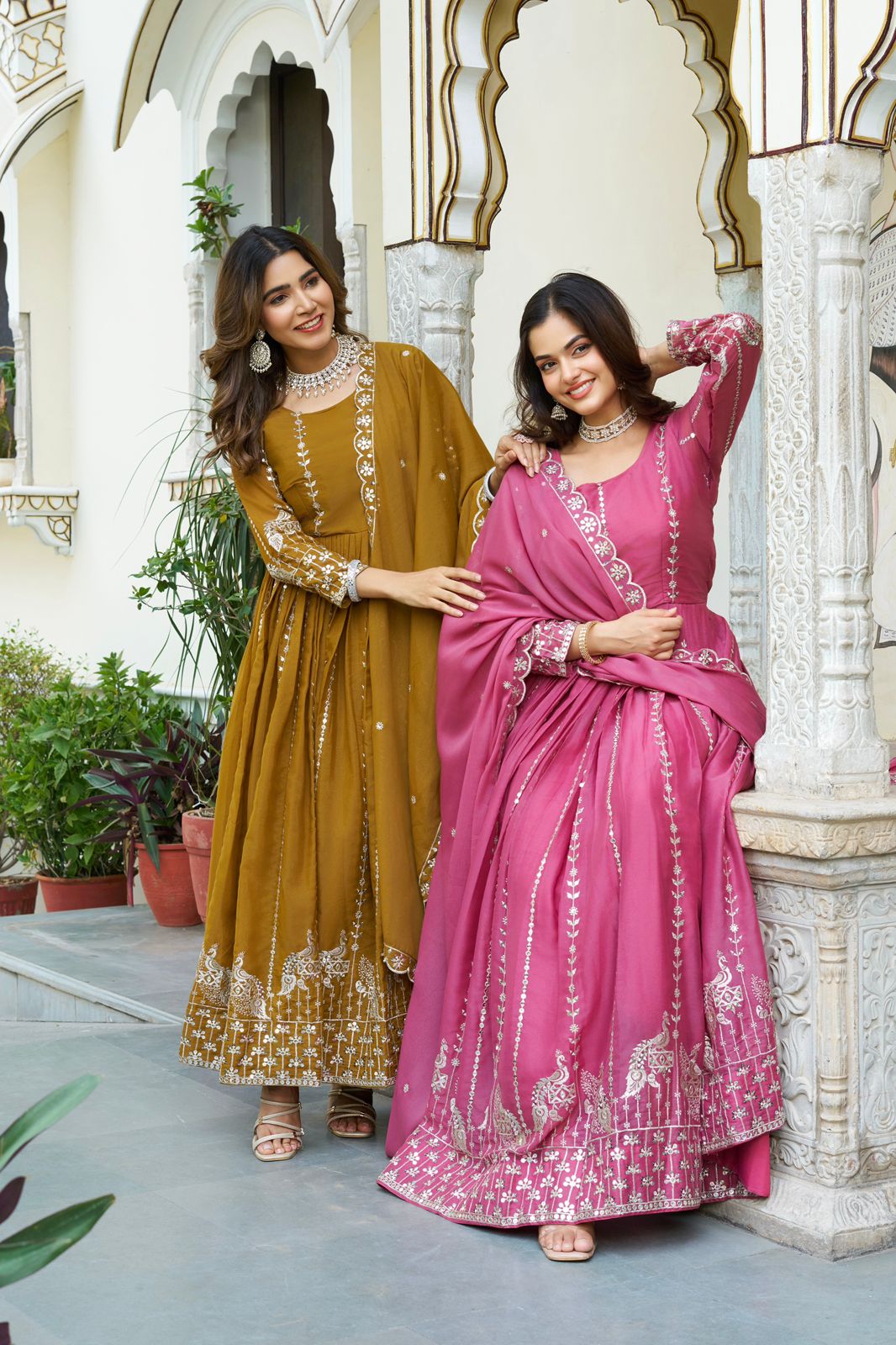 Ram 139 Pink Star Georgette Gown Perfect for Wedding, Party, Family Gatherings, Haldi, Housewarming –. Grab it for ₹1949. Delivery 4-6 Working | Casual Suits, Jump Suits, Creative suits, Designer Suits, Palazzo Suits, Party Wear Suits, Patiala Suits, Salwar suit, Straight Suits