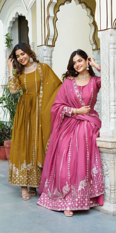 Ram 139 Pink Star Georgette Gown Perfect for Wedding, Party, Family Gatherings, Haldi, Housewarming –. Grab it for ₹1949. Delivery 4-6 Working | Casual Suits, Jump Suits, Creative suits, Designer Suits, Palazzo Suits, Party Wear Suits, Patiala Suits, Salwar suit, Straight Suits