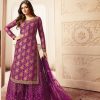 FC L.t 5401 Purple Color Jacquard Silk Georgette Diamond Sharara Suit Wedding, Party, Festive Expected Delivery 4-6 Working Days  @2999/- | Casual Suits, Jump Suits, Creative suits, Designer Suits, Palazzo Suits, Party Wear Suits, Patiala Suits, Salwar suit, Straight Suits