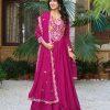 Ram 105 Rani Pink Star Georgette Gown with Embroidery Work & Thread Embroidery. Get it for ₹2049. Delivery 4-6 Working Days. Shop now. | Casual Suits, Jump Suits, Creative suits, Designer Suits, Palazzo Suits, Party Wear Suits, Patiala Suits, Salwar suit, Straight Suits