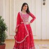 Ram 085 Red Color Fox Georgette Lehenga Choli with Embroidery Work. Grab it for ₹3049. Delivery 4-6 Working Days. Shop now. | Bollywood Lehenga, Creative Lehenga, Designer Lehenga, Embroidered Lehenga, Lehenga, Party Wear Lehenga